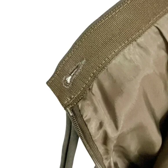 Vintage Giorgio Armani 100% Wool Gray Maxi Wrap Skirt Lined Italian EU 42 / US 6 - Picture 11 of 16